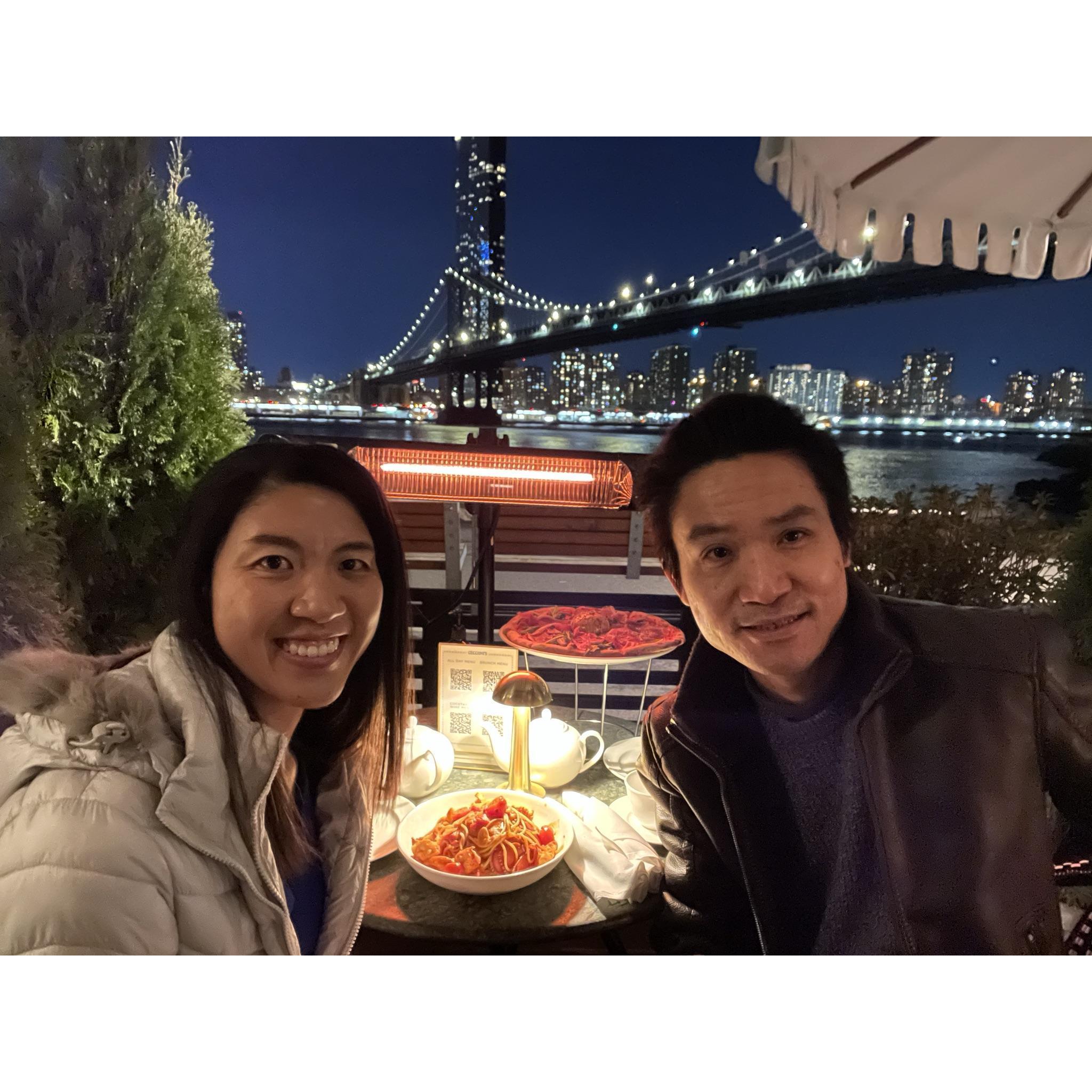 Dinner at Dumbo to celebrate 6 months of dating