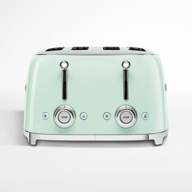 Smeg Pastel Green 4x4-Slice Toaster