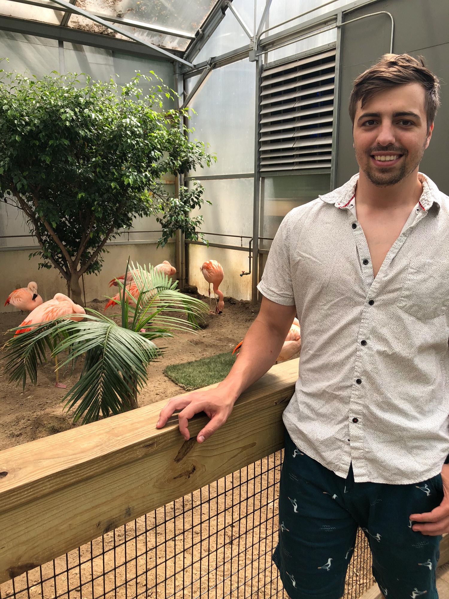 Nick at the zoo, 2018