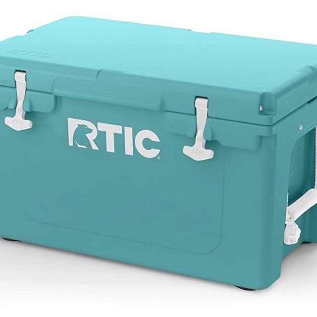 RTIC 65 QT Hard Cooler Insulated Portable Ice Chest Box for Beach, Drink, Beverage, Camping, Picnic, Fishing, Boat, Barbecue