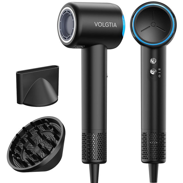 DYS0N Hair Dryer Alternative with Diffuser for Curly Hair, Blow Dryer, 110000 RPM Professional High Speed Hairdryer with Negative Ions, 1400W Blow Dryer with 6.5 Ft Cord Fast Drying for Women Men