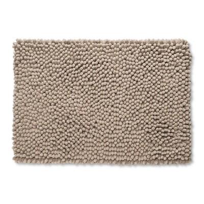 Chunky Chenille Memory Foam Bath Rug - Room Essentials™ [GRAY]