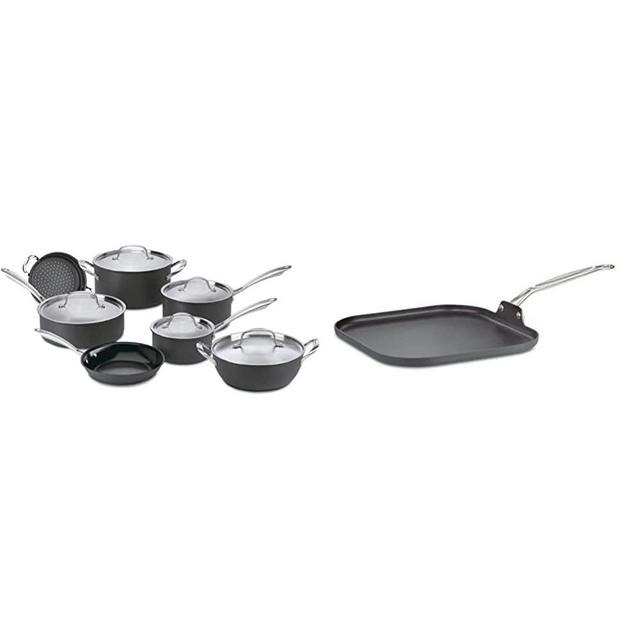 12-Piece GreenGourmet Hard Anodized Cookware Set (GG-12)