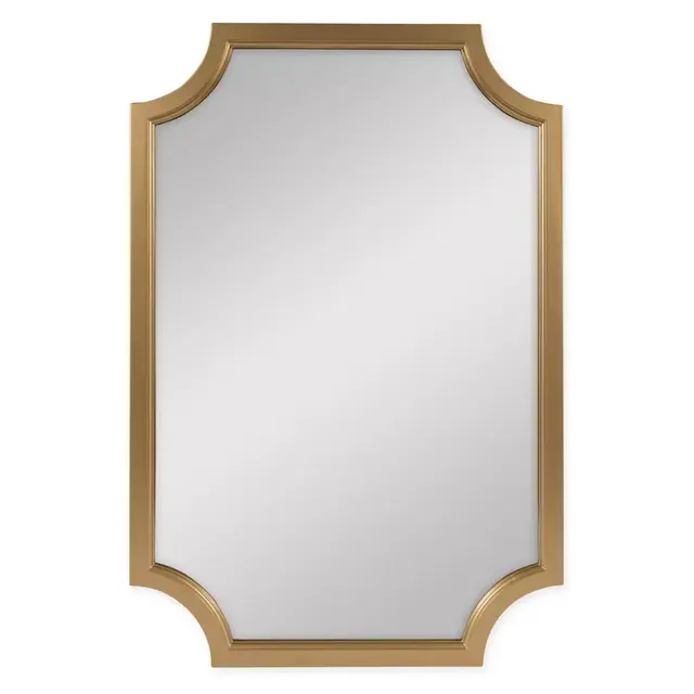 Kate and Laurel Hogan 24-Inch x 36-Inch Mirror in Gold