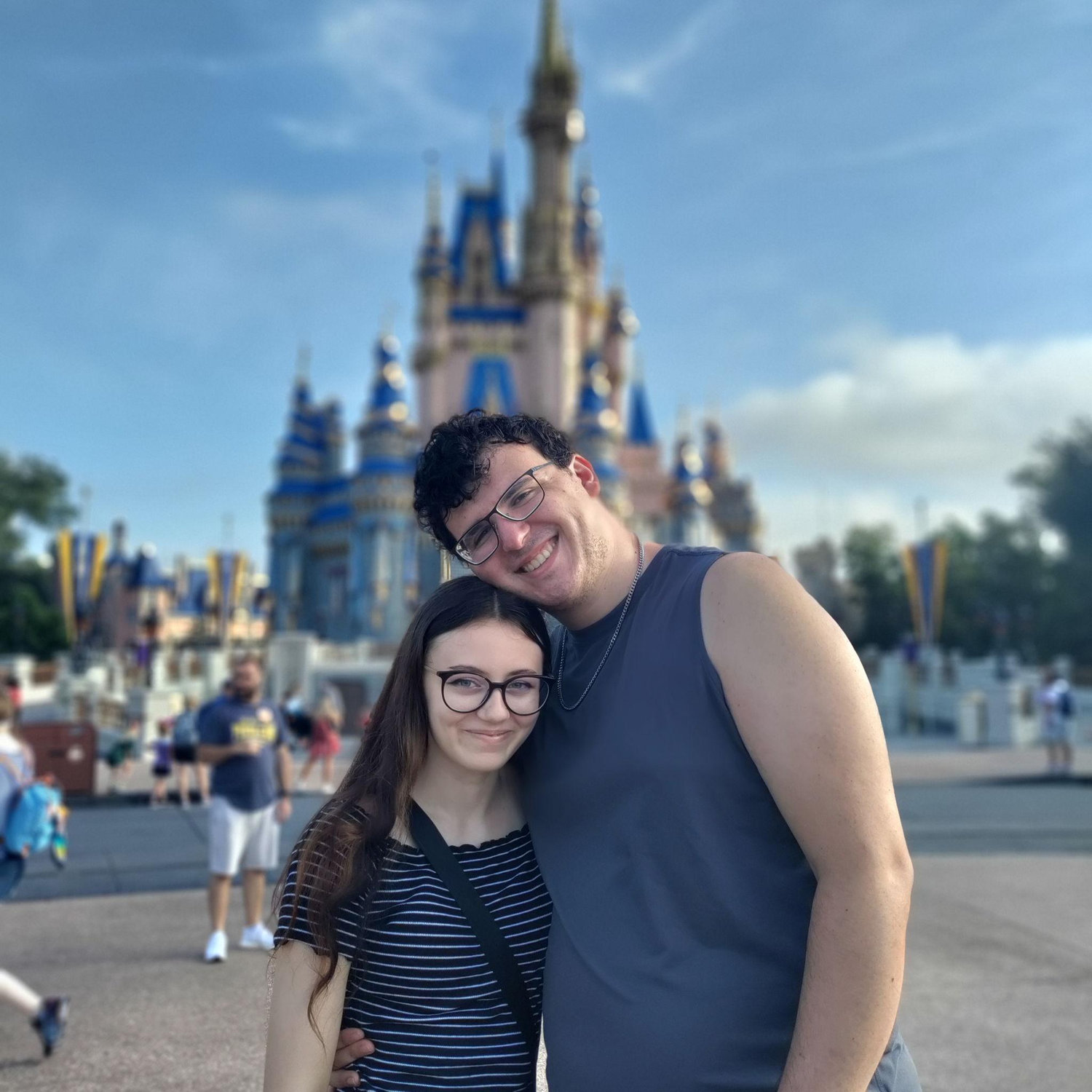Our first vacation together to Disney  in 2021.