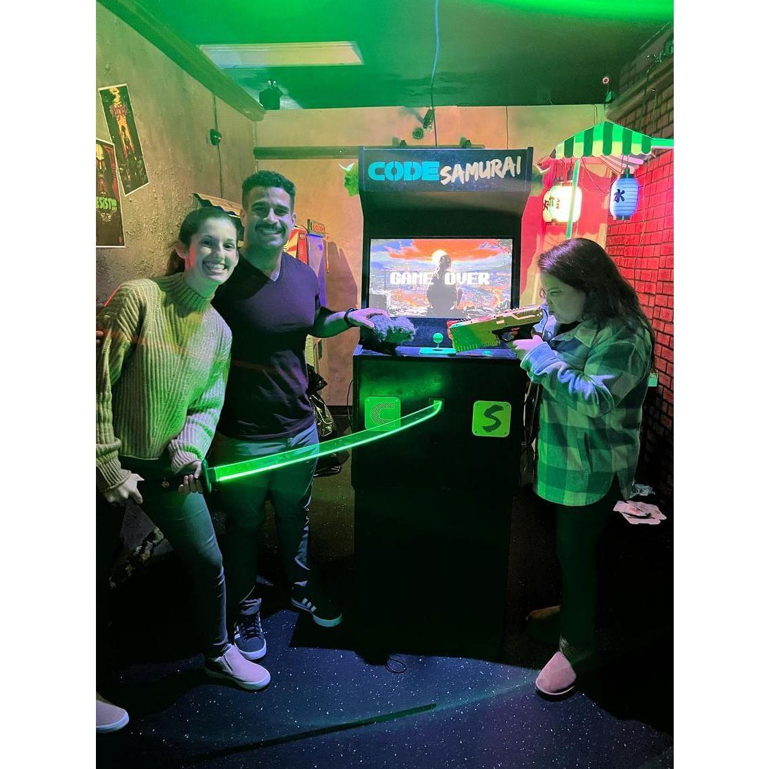 Escape room fun with Orlando's sister Cindy!