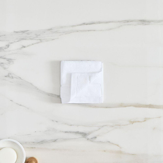 Premium Turkish 800 Gram Washcloth, White