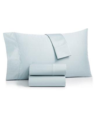 Sleep Luxe 100% Egyptian Cotton 700 Thread Count 4 Pc. Sheet Set, Queen, Created for Macy's
