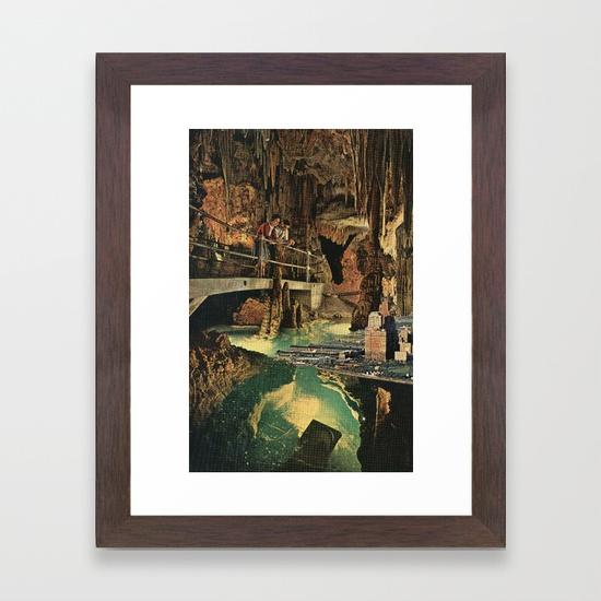 Framed Art Print Conservation Walnut MINI 10" X 12"