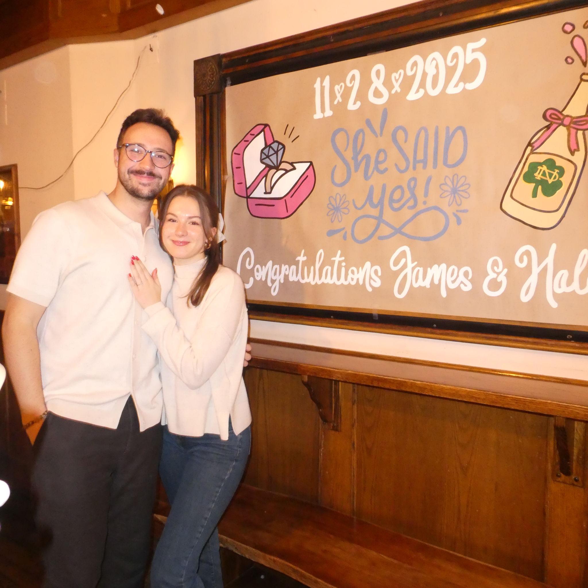 Engagement Party #1! Thanks moms!