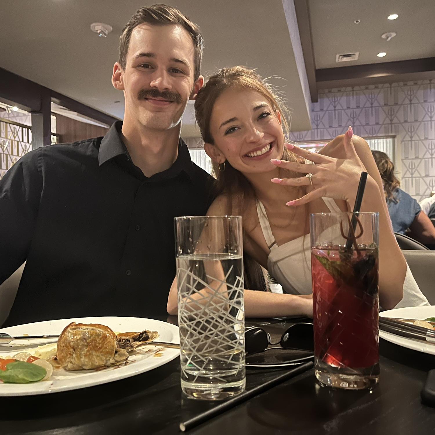 Hells Kitchen engagement dinner