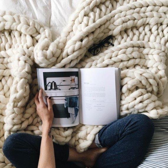 Chunky Knit Blanket