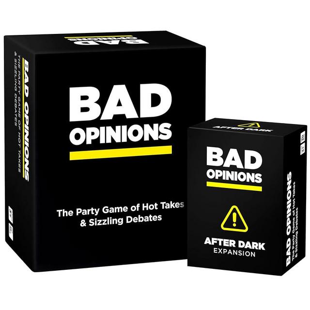 Bad Opinions Party Game + After Dark Expansion Set - The Hilarious Adult Card Game of Hot Takes & Sizzling Debates - Perfect for Fun Parties and Board Games Night with Your Group