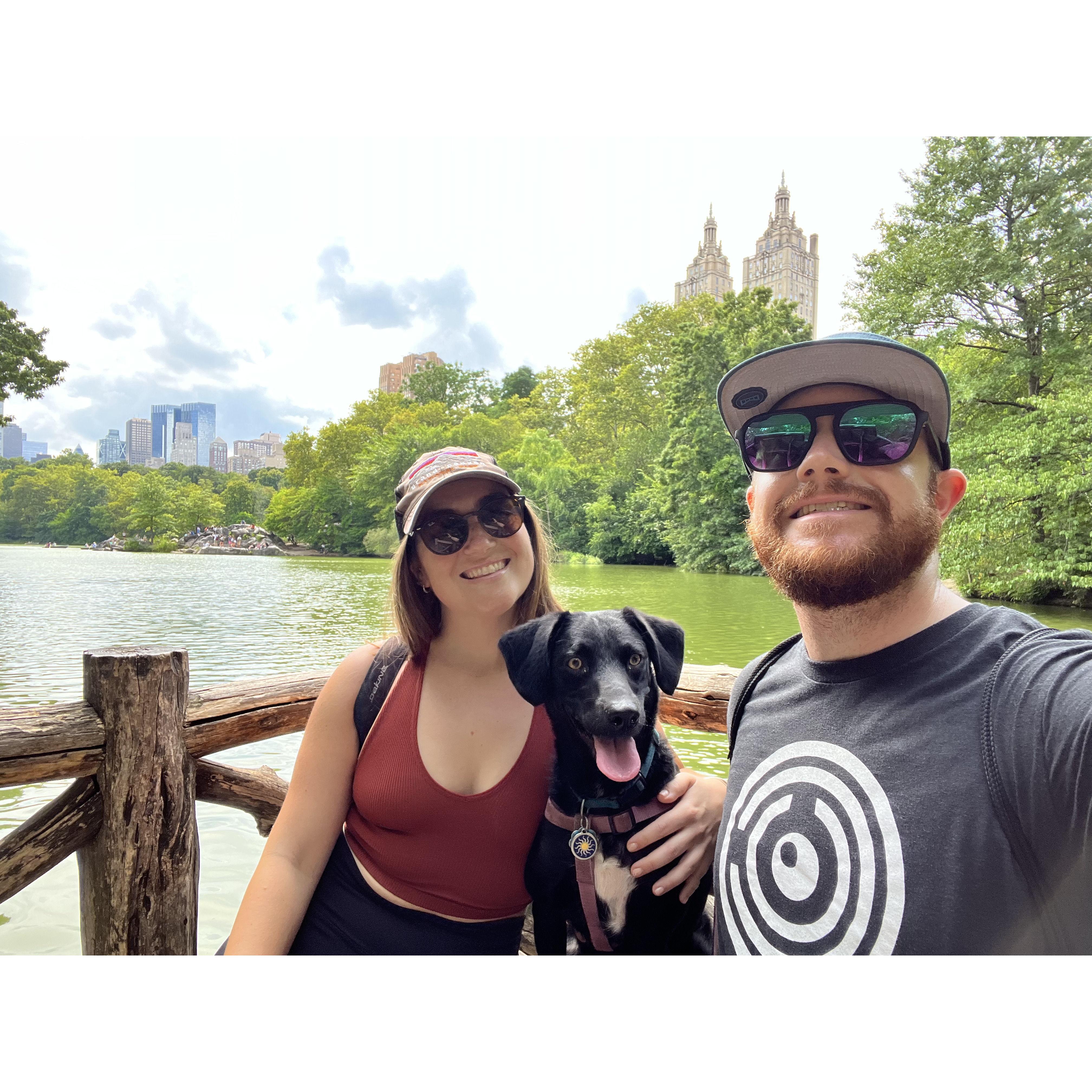 Family day exploring Central Park!