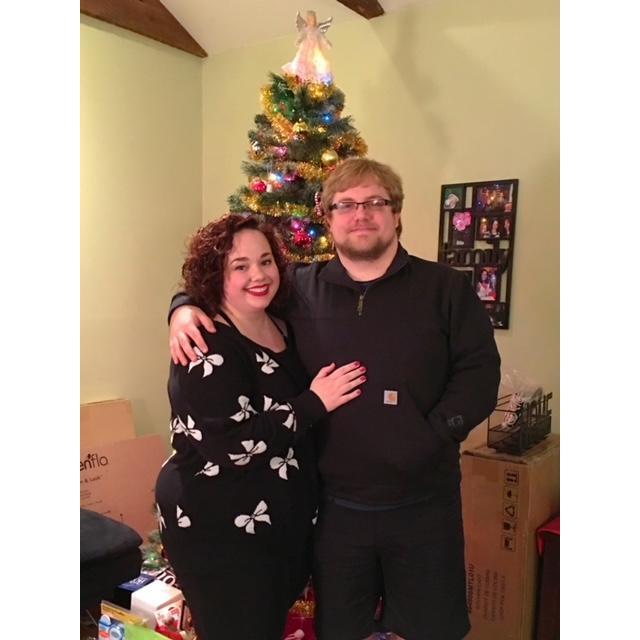 Our first Christmas together. This was the day I knew that if I didn't marry this man, it would be the biggest mistake of my life.