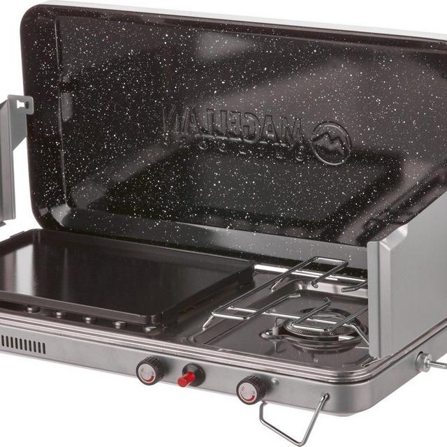 Magellan Outdoors Two Burner Stove with Griddle