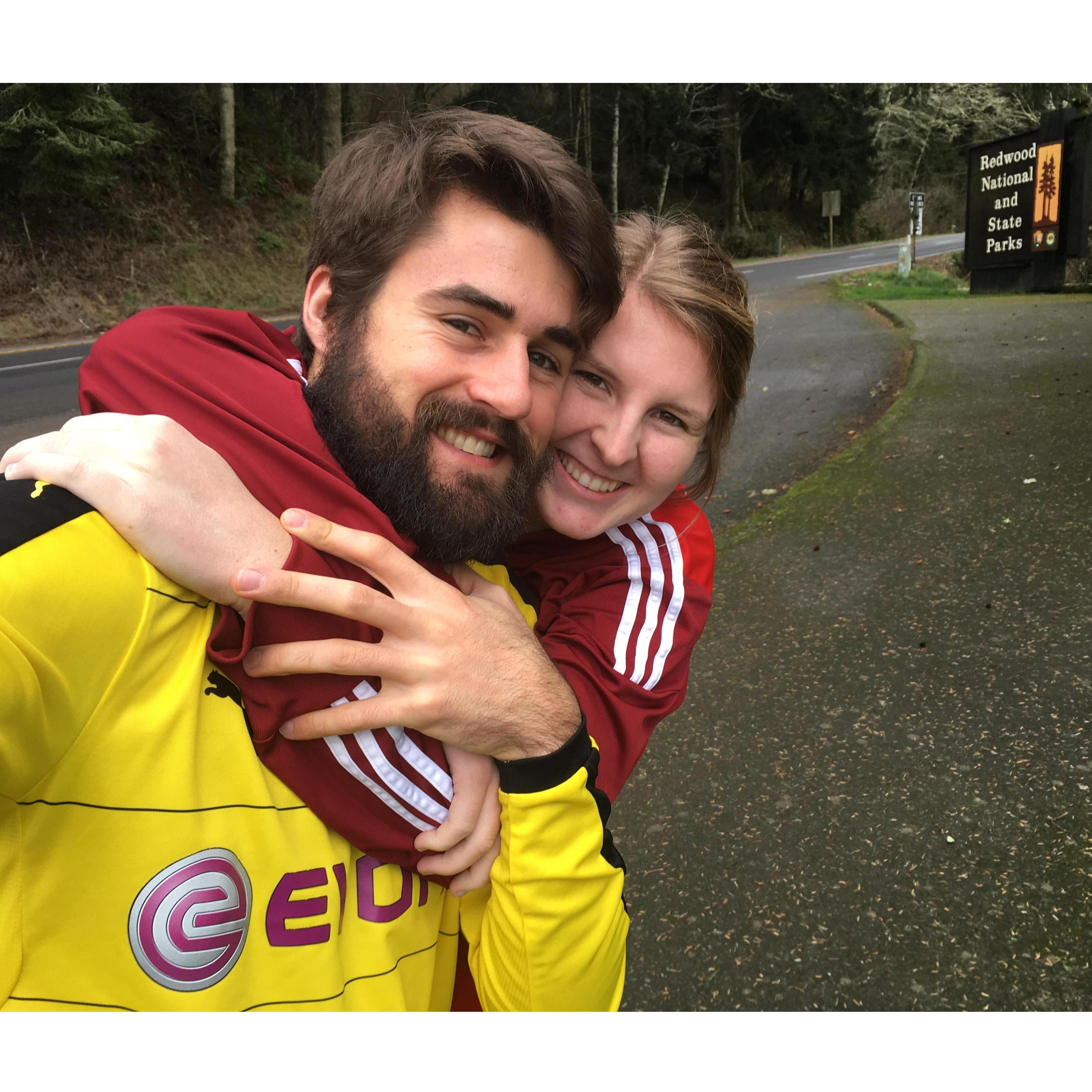 Roadtripping in Ford's soccer jerseys