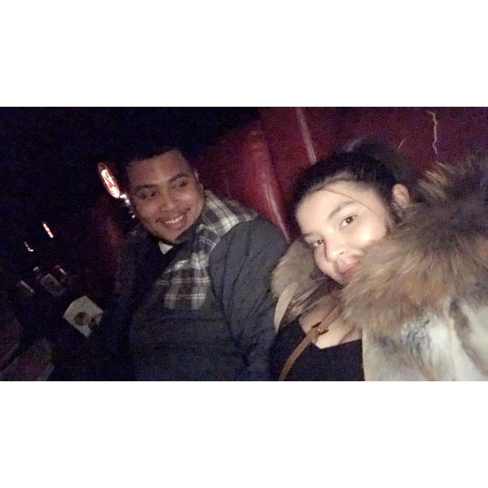 The night he told me "I Love You" after wings and a movie.. Yes he said it first!