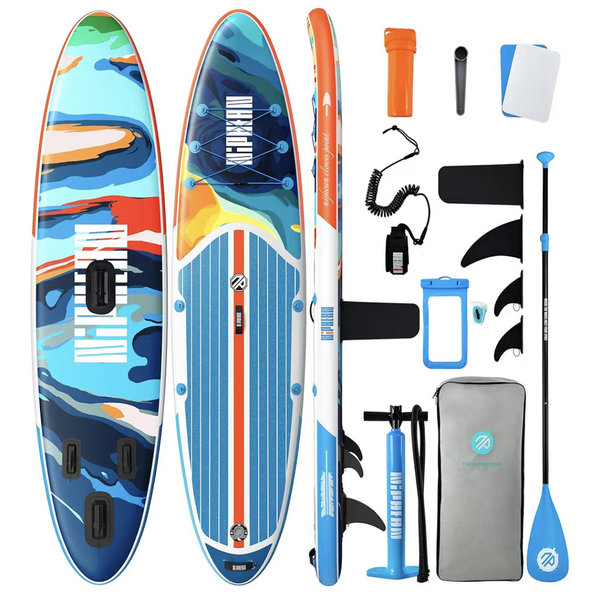 Inflatable Stand Up Paddle Board (Oceanic Blue Gem)