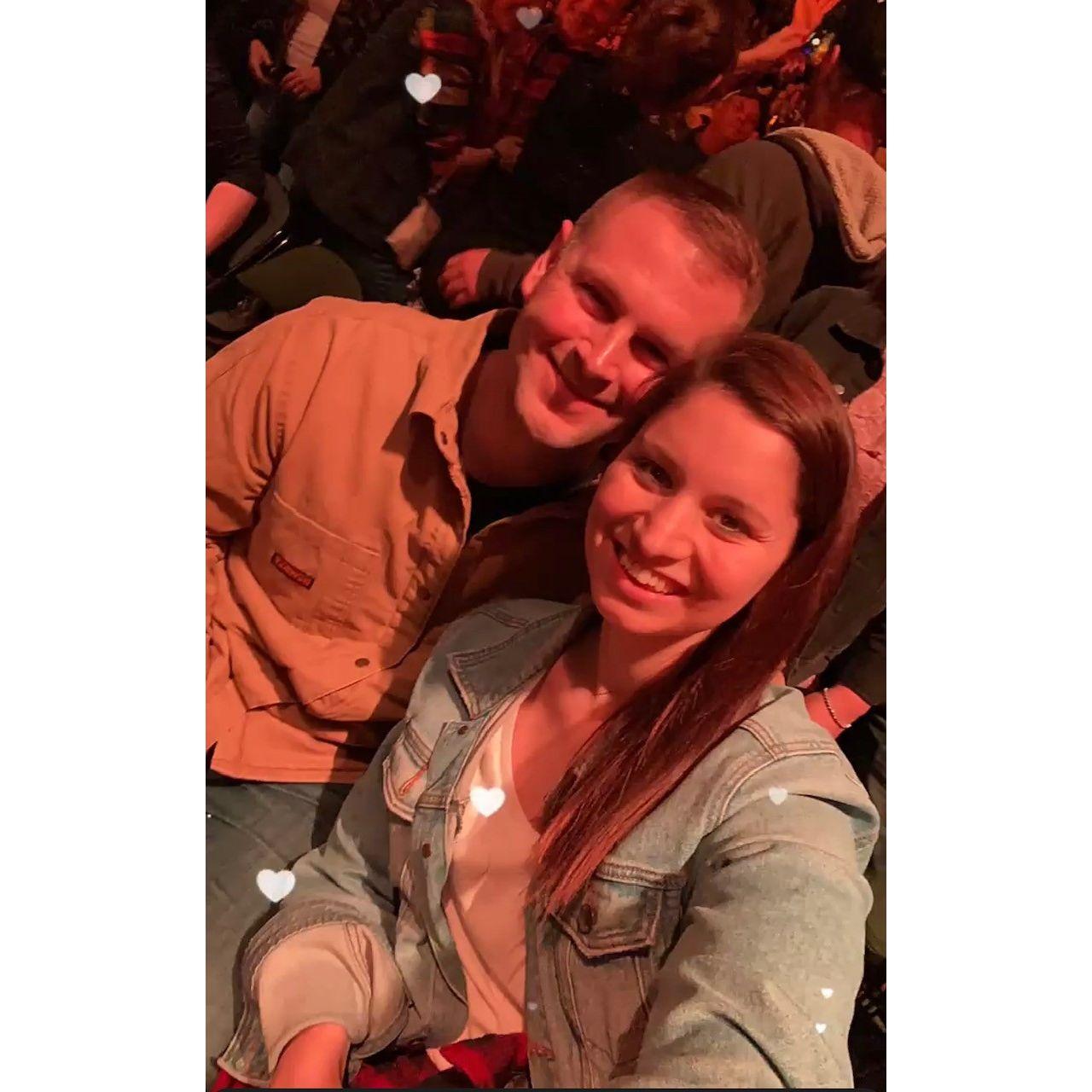 Our first concert together