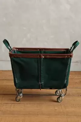 Medium Mobile Canvas Bin