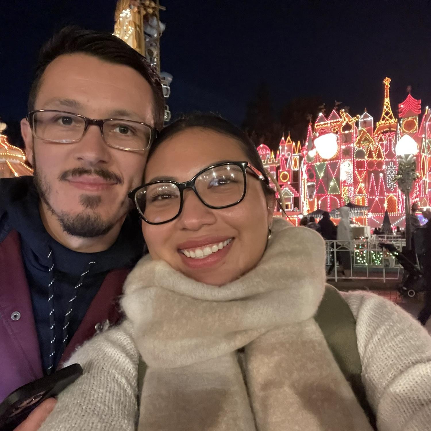 We spend a lot of time at Disneyland. We love visiting during Christmas.