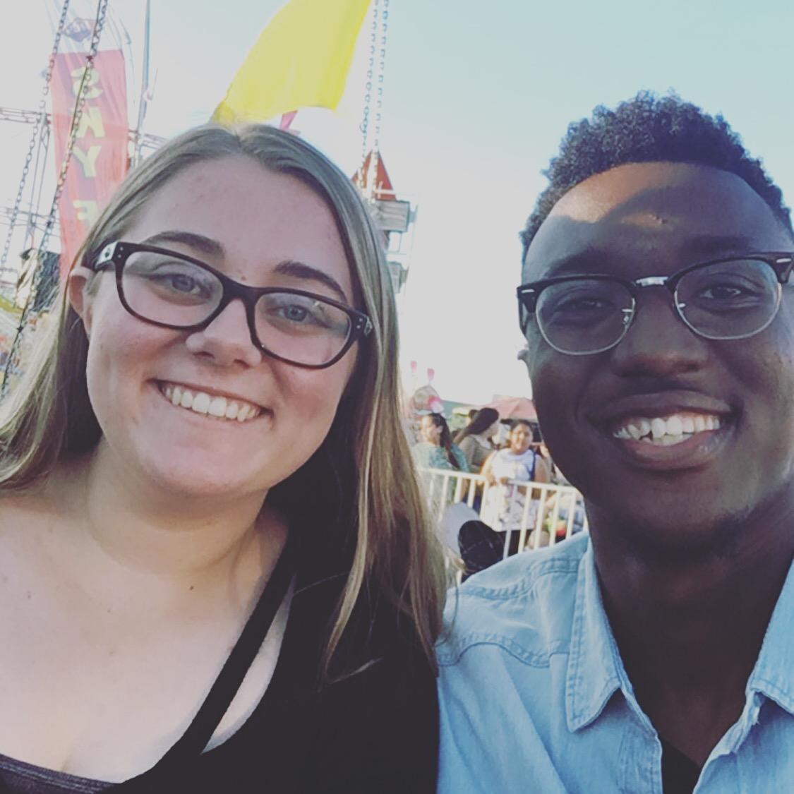 The very first photo together.