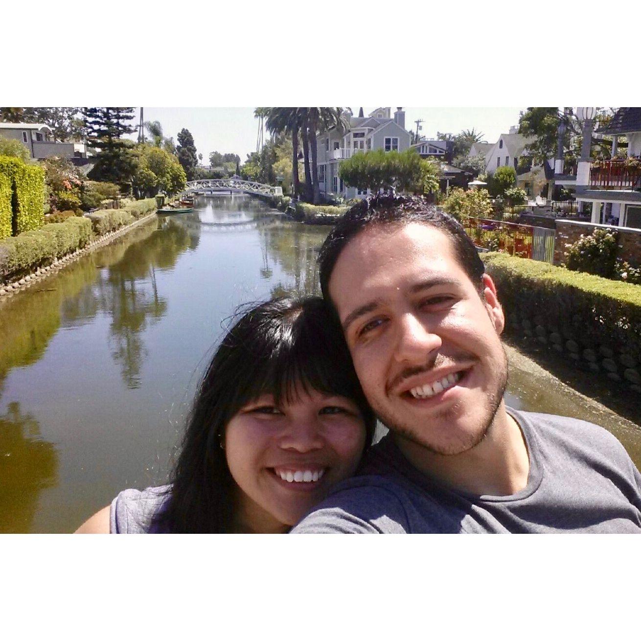 Over the Little Rascals bridge! Circa 2014.