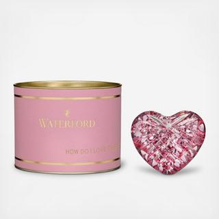 Giftology Pink Heart Paperweight