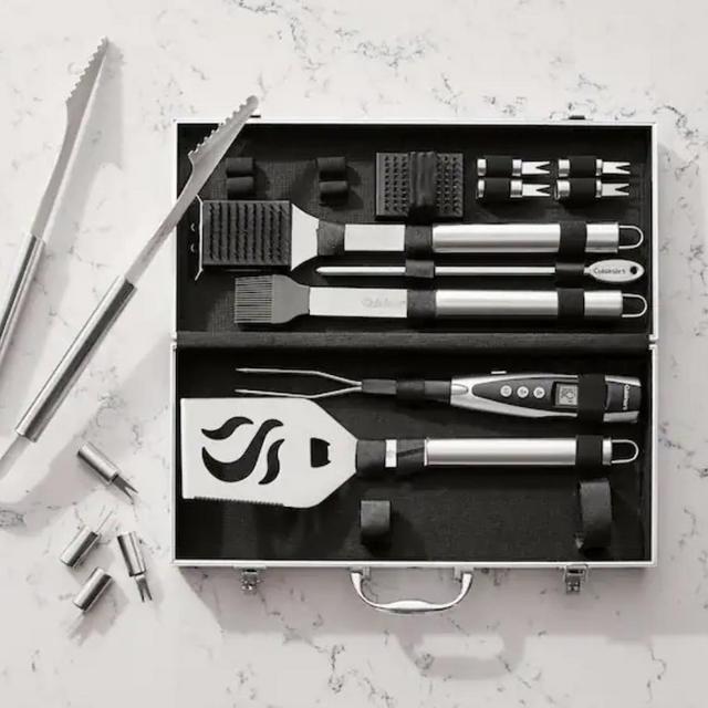 Deluxe Grilling Tool Set with Aluminum Storage Case(20-Piece)