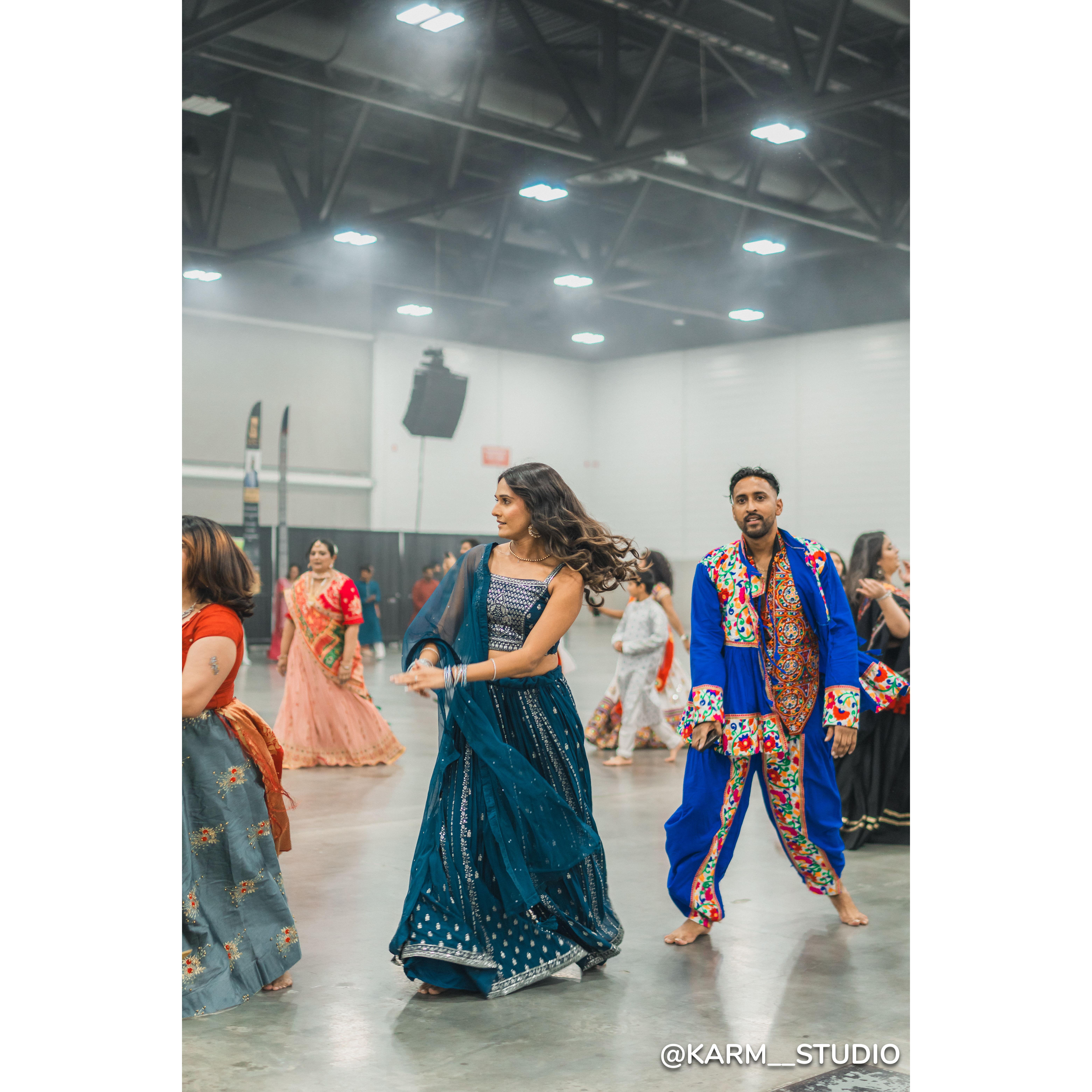 Garba is where we saw each other for the first time