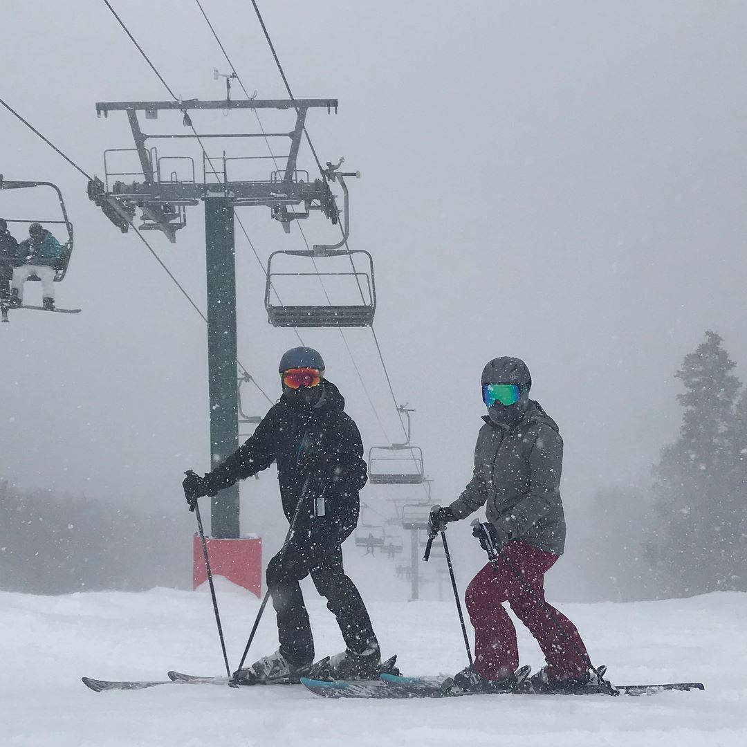 2018 Skiing at Loon