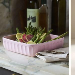 The Latte Stoneware Square Baking Dish: Amelie Edition