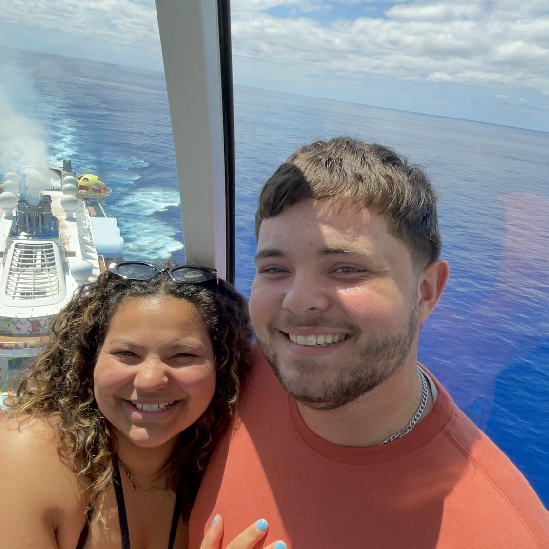 Riding the North Star on Odyssey of the Seas on our 1st Transatlantic Voyage.