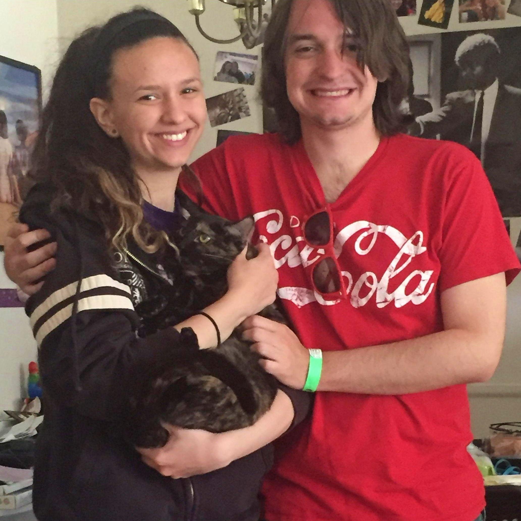 Adopting our first pet together, Coco Bee! 2017