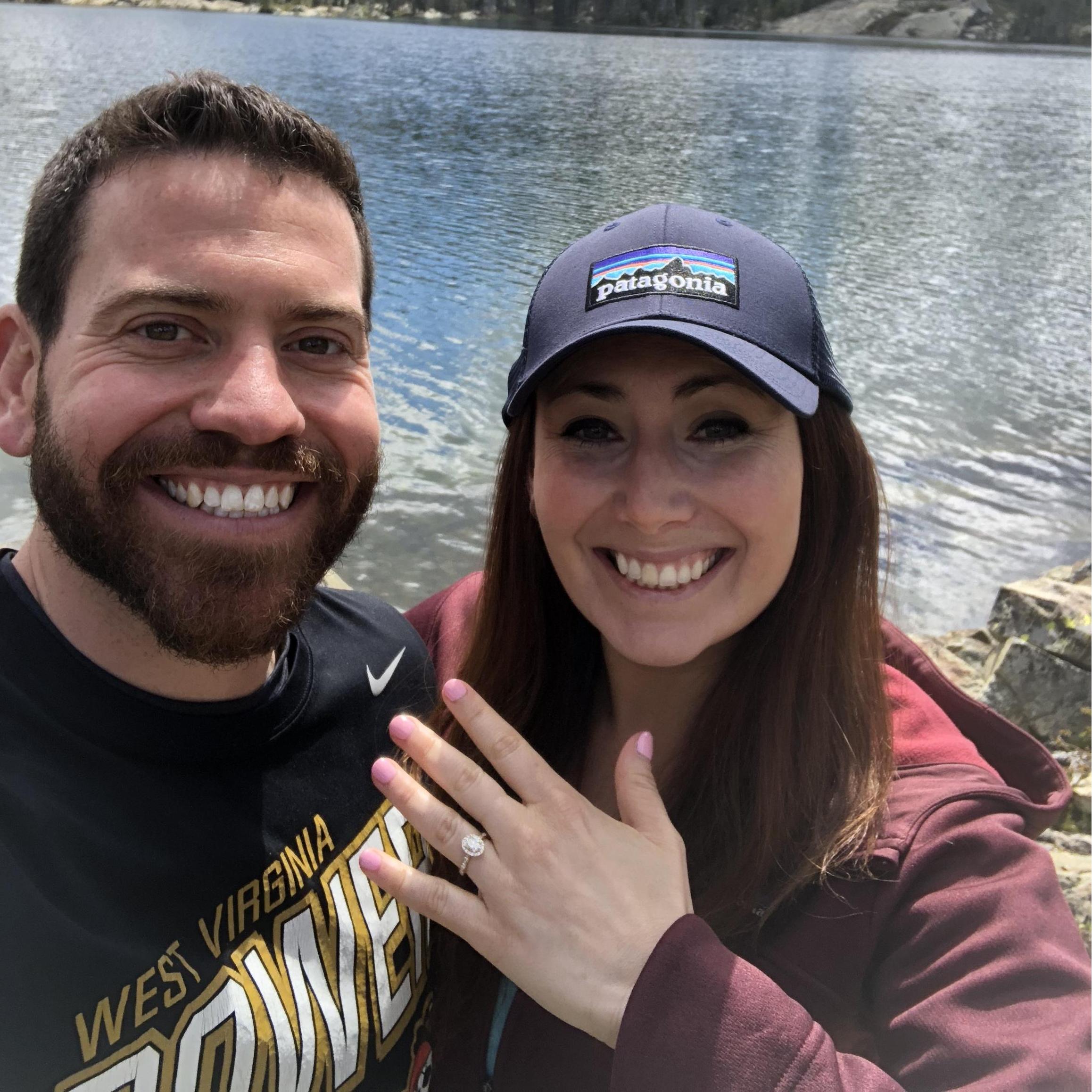 The proposal on a gorgeous hike in Graeagle, CA on May 27, 2018.