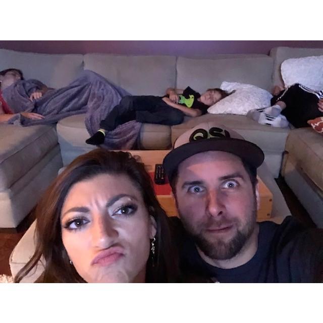 Some people just can't hang... 
The kids did not wait up for us that night!