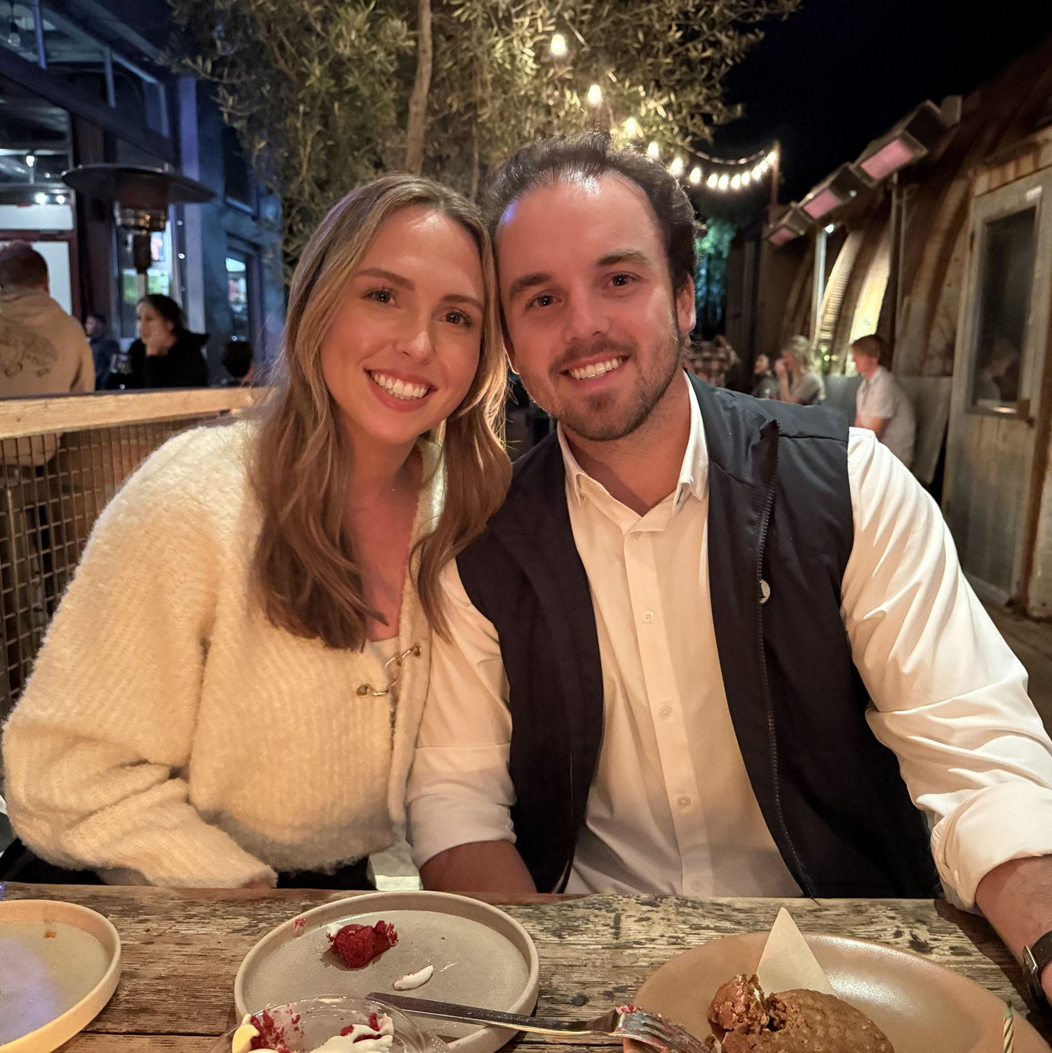 Celebrating Matt's 27th birthday at Campfire in Carlsbad
