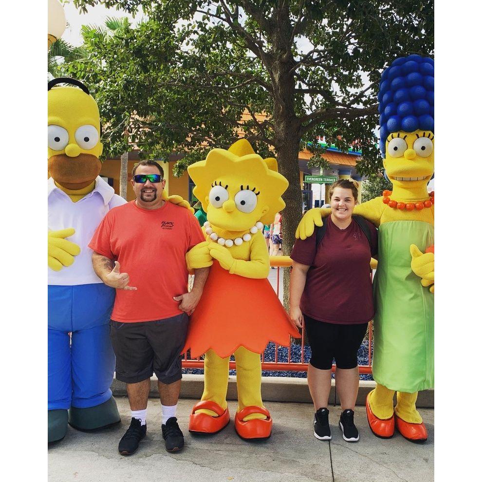 Visiting with the Simpsons