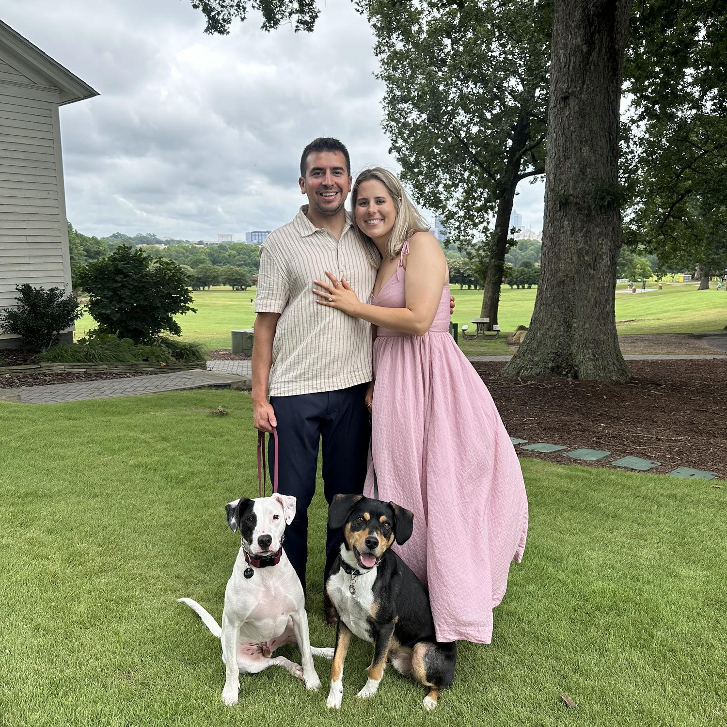 Engagement session photo