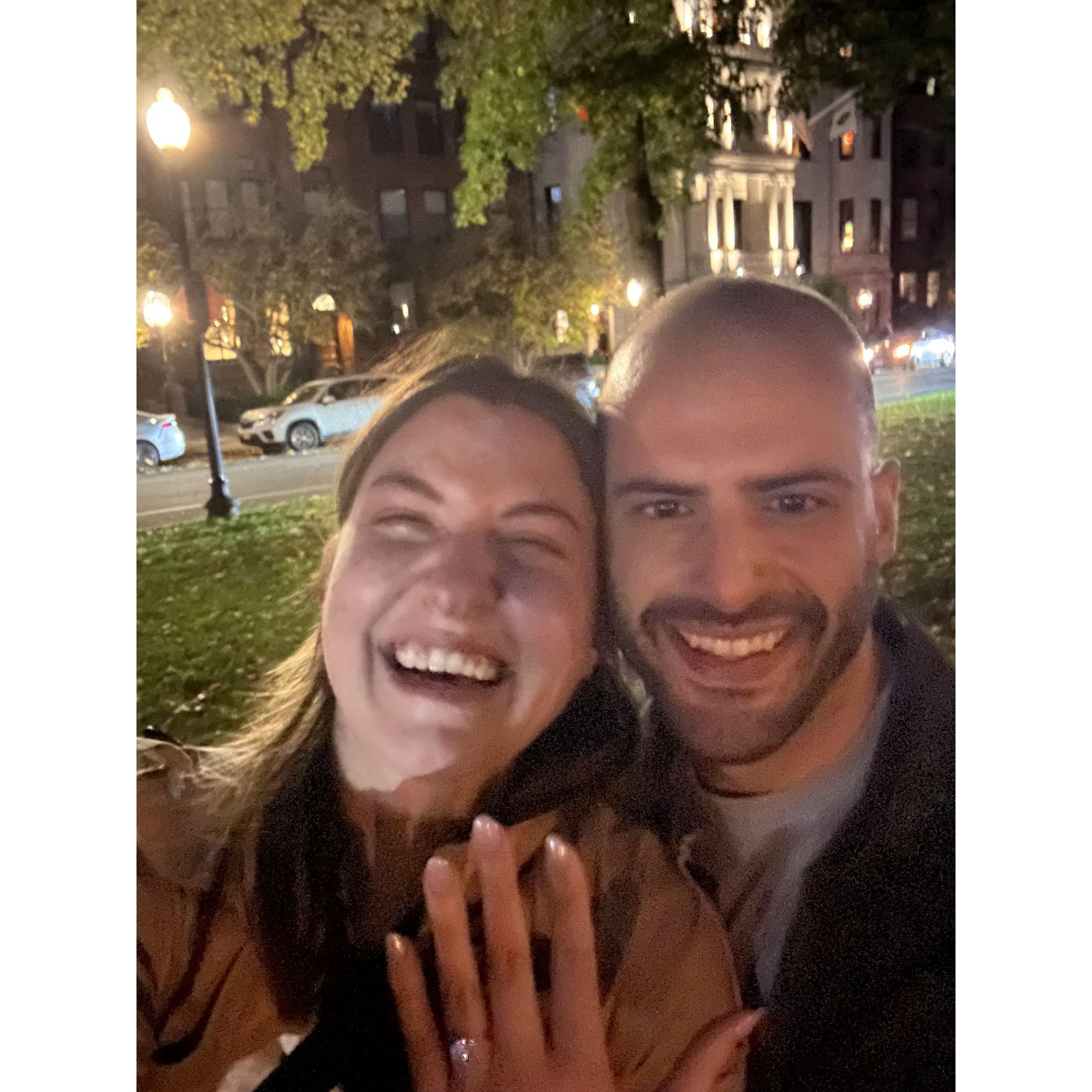 Post-proposal on Comm Ave in Boston <3 11.1.24