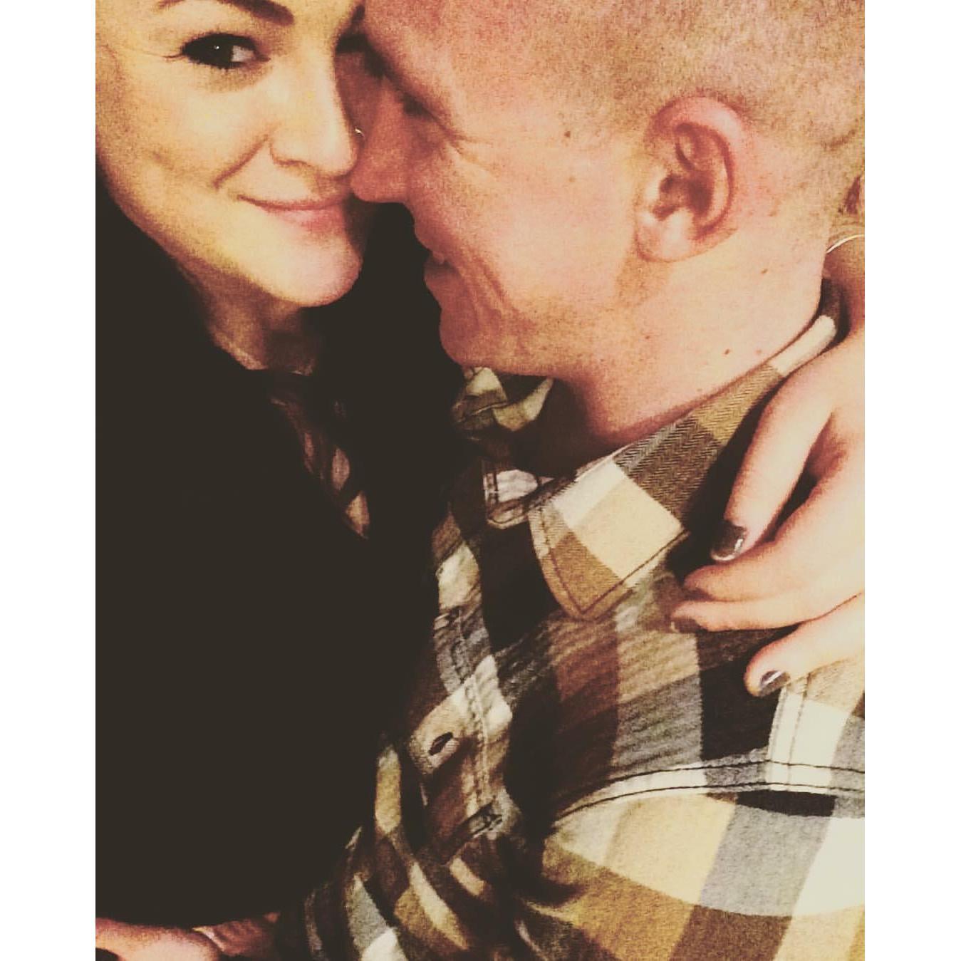 Ringing in the New Year! (we both fell asleep by 10)