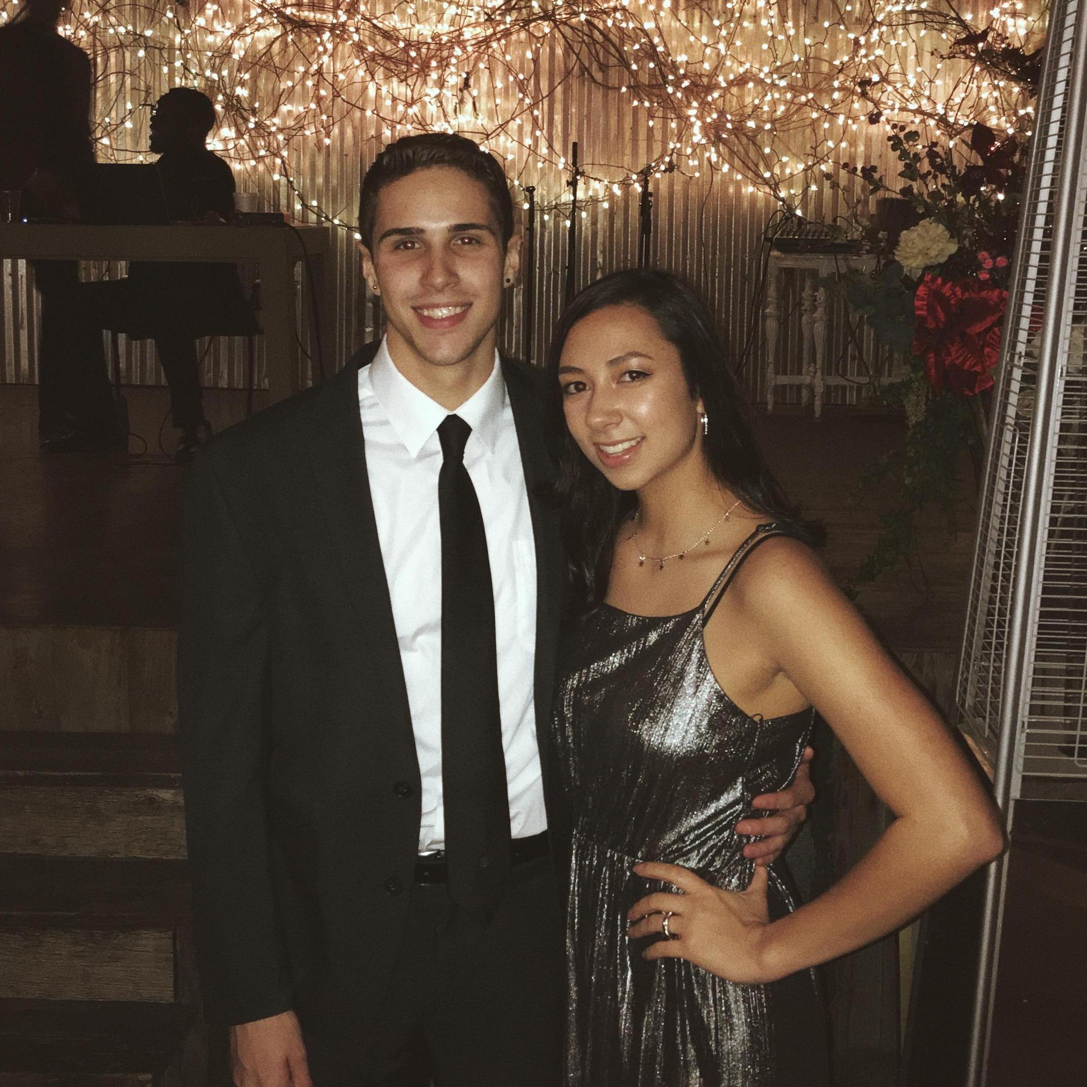 Going together to Chi Alpha winter formal.