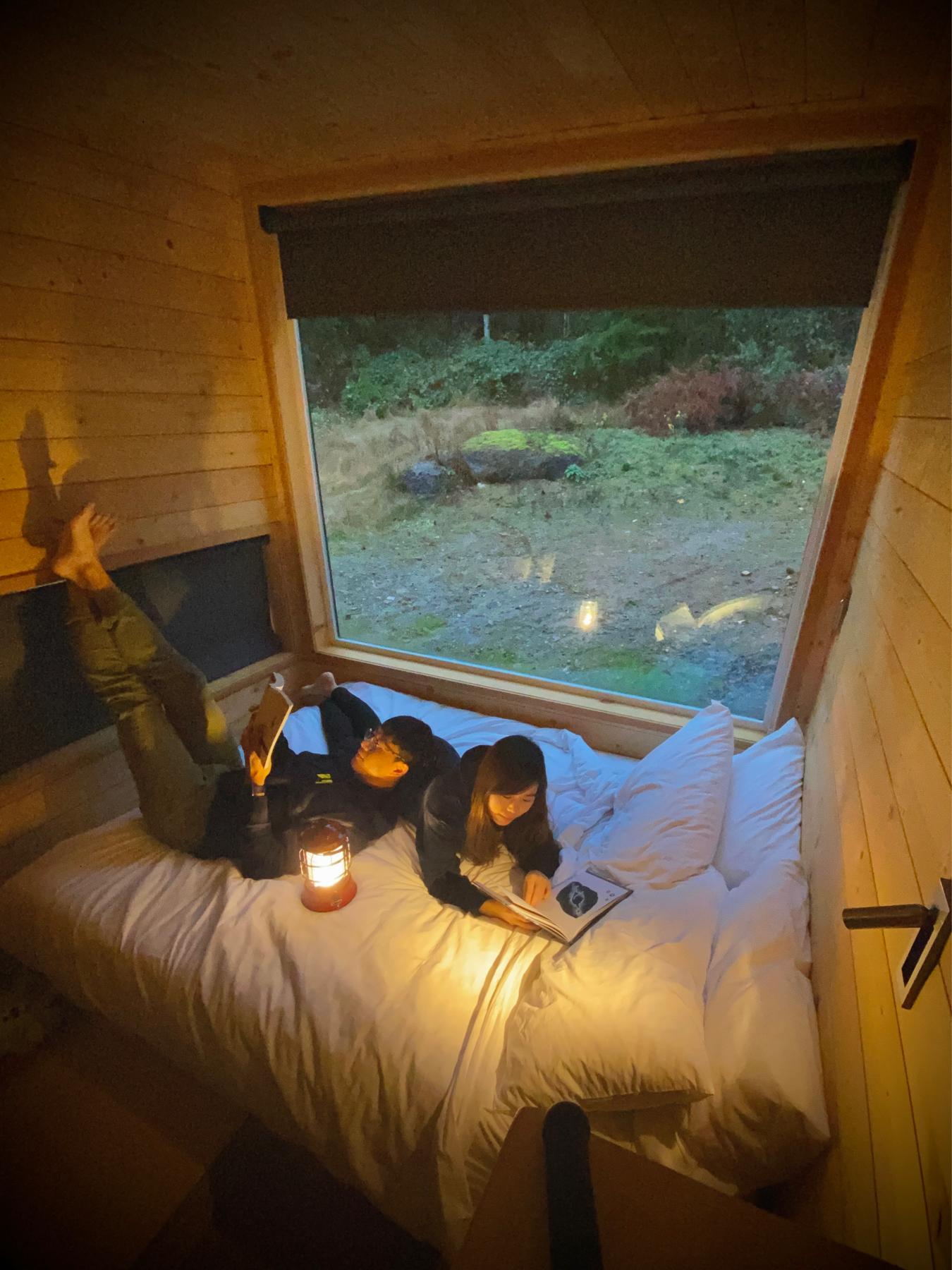 We planned for a getaway... and it was very memorable since it rained all day and night.