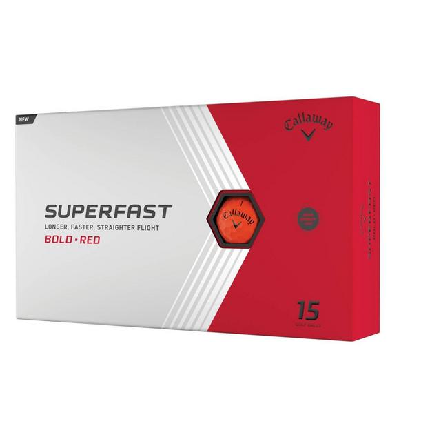 Callaway Superfast Golf Balls - Red: Ionomer Shell, Sporting Goods Package of 3