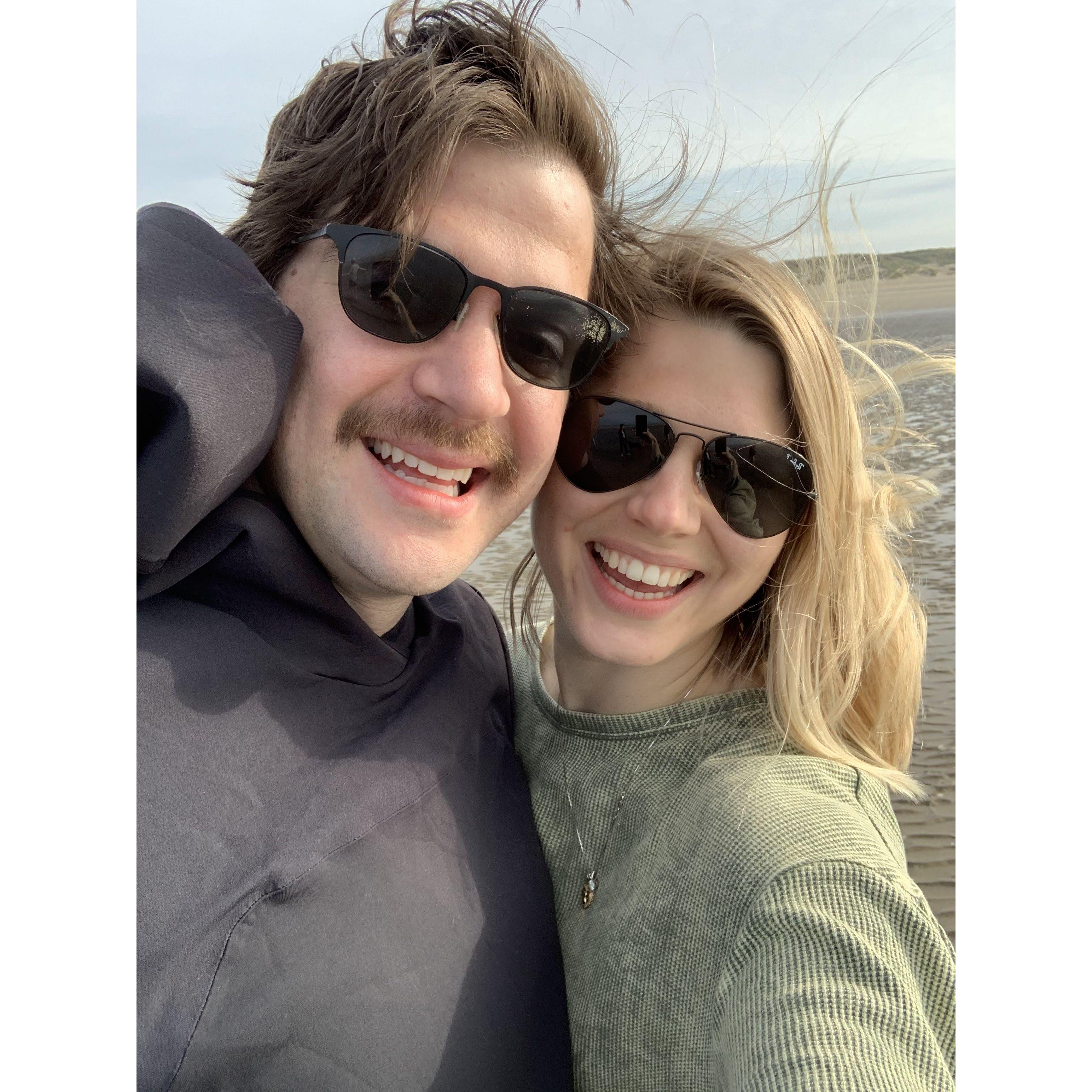 Camber Sands, UK for Jeff's 30th
