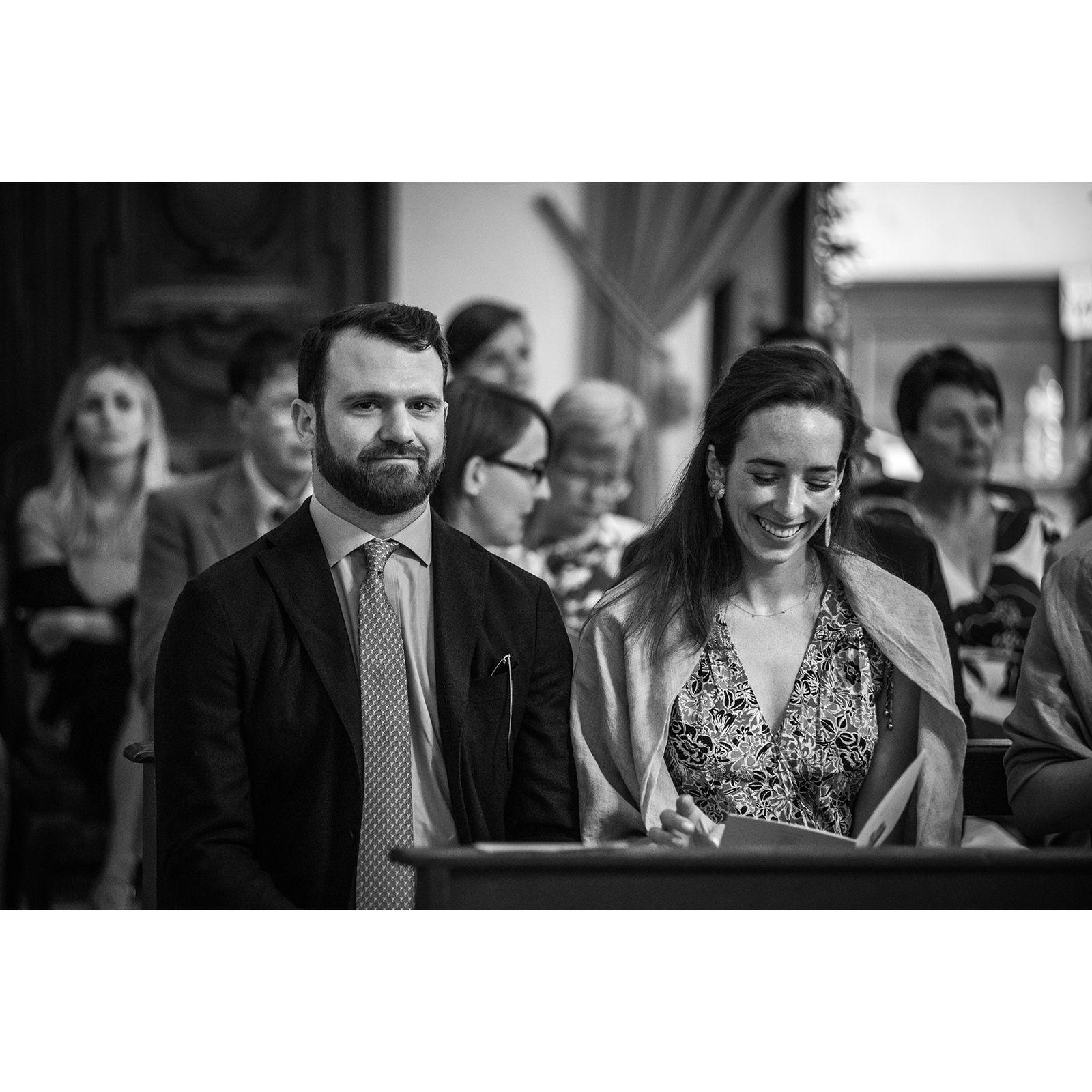 A moment during Olivia and John’s wedding ceremony in Tuscany