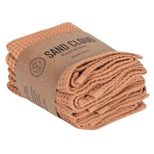 Micro Waffle Washcloth Bundle Beige | Sand Cloud