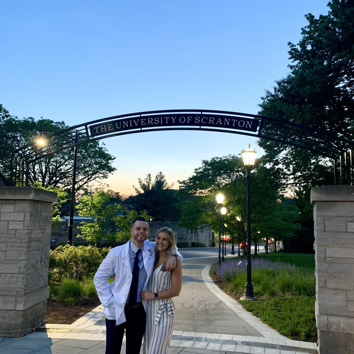 Iain’s graduation day and white coat ceremony from PT school :)
