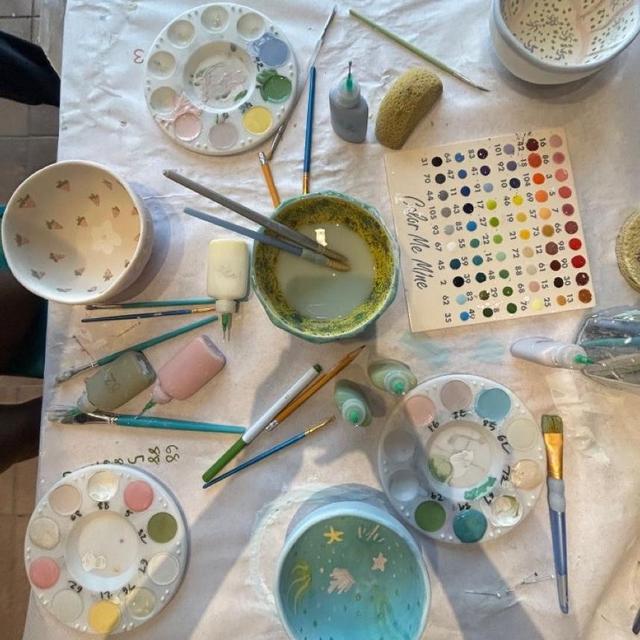 Color Me Mine date night
